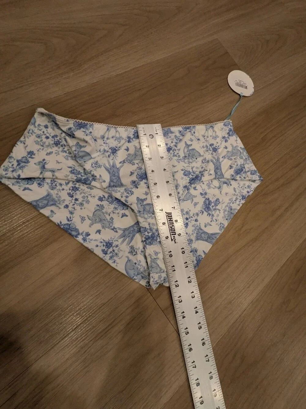Frankie's Bikini White Deer Lisa Swim Bottoms size XXL NWT